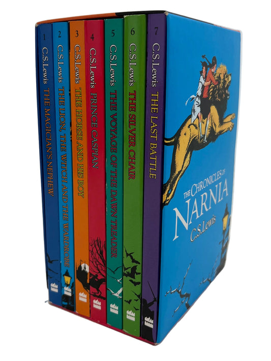 The Chronicles Of Narnia C.S. Lewis Children's Books Set (Pre-Loved)