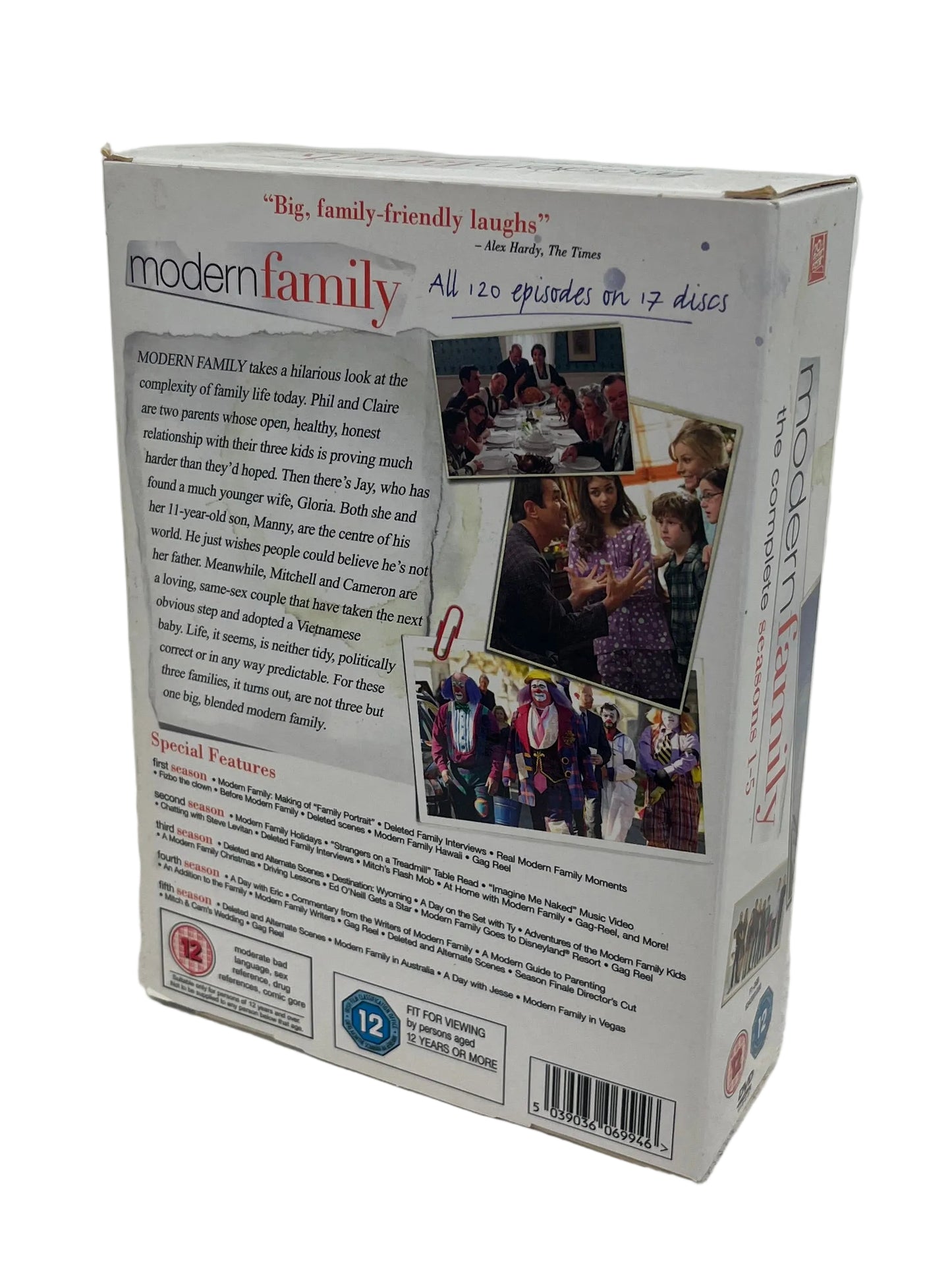 Modern Family: The Complete Seasons 1-5 DVD Box Set (Pre-Loved)