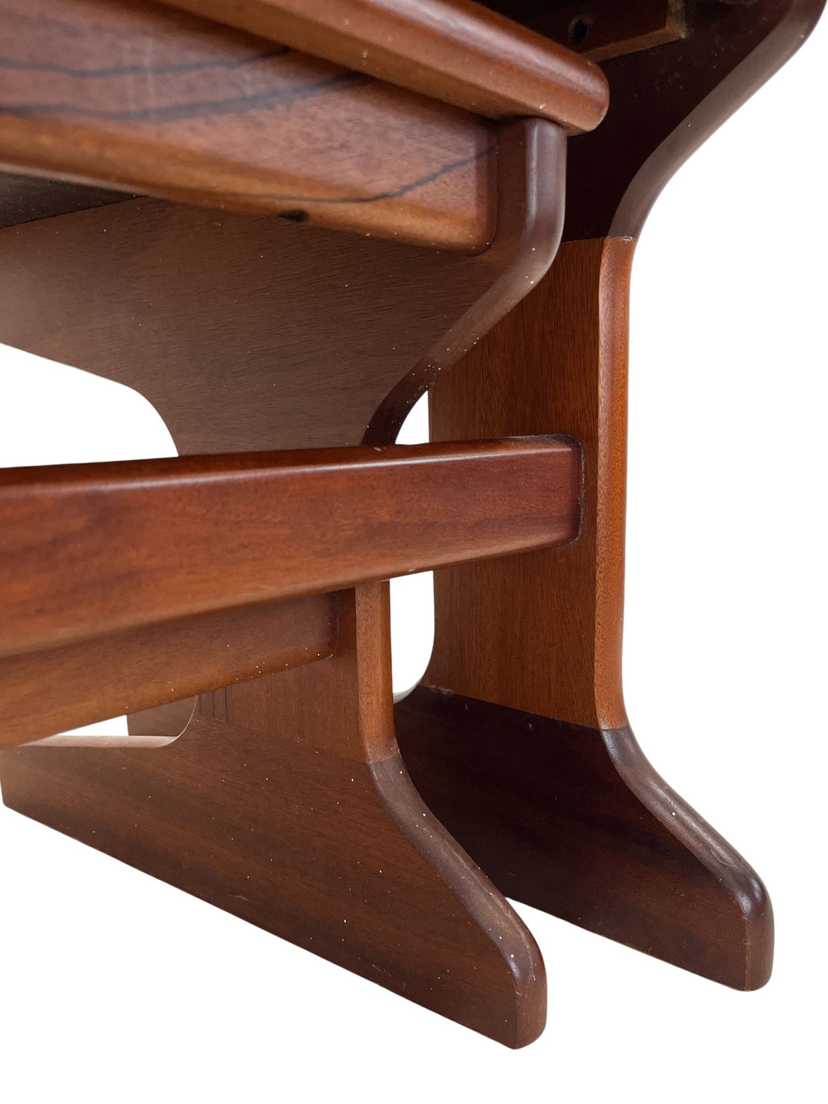 Mid Century Nesting Tables Set Solid Teak Style (Pre-Loved)