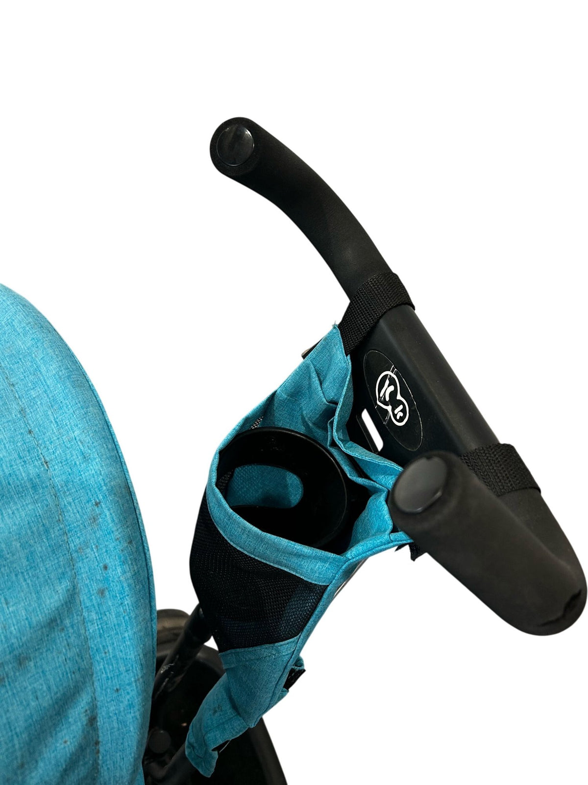 Kinderkraft Toddler Tricycle Push Handle Canopy Footrest Blue Kids (Pre-Loved)