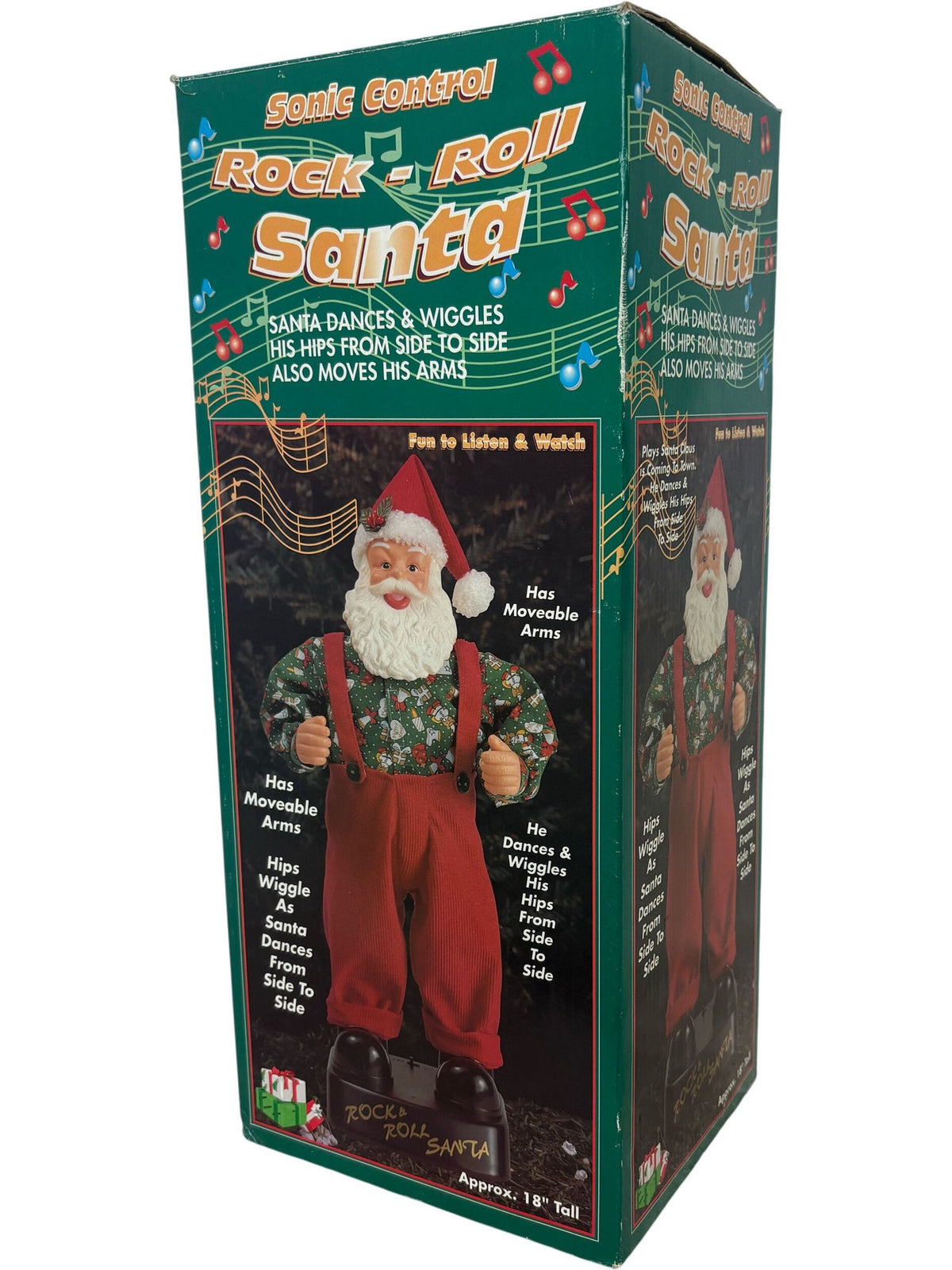 Rock & Roll Santa Christmas Decoration Battery Operated and Tested (Pre-Loved)