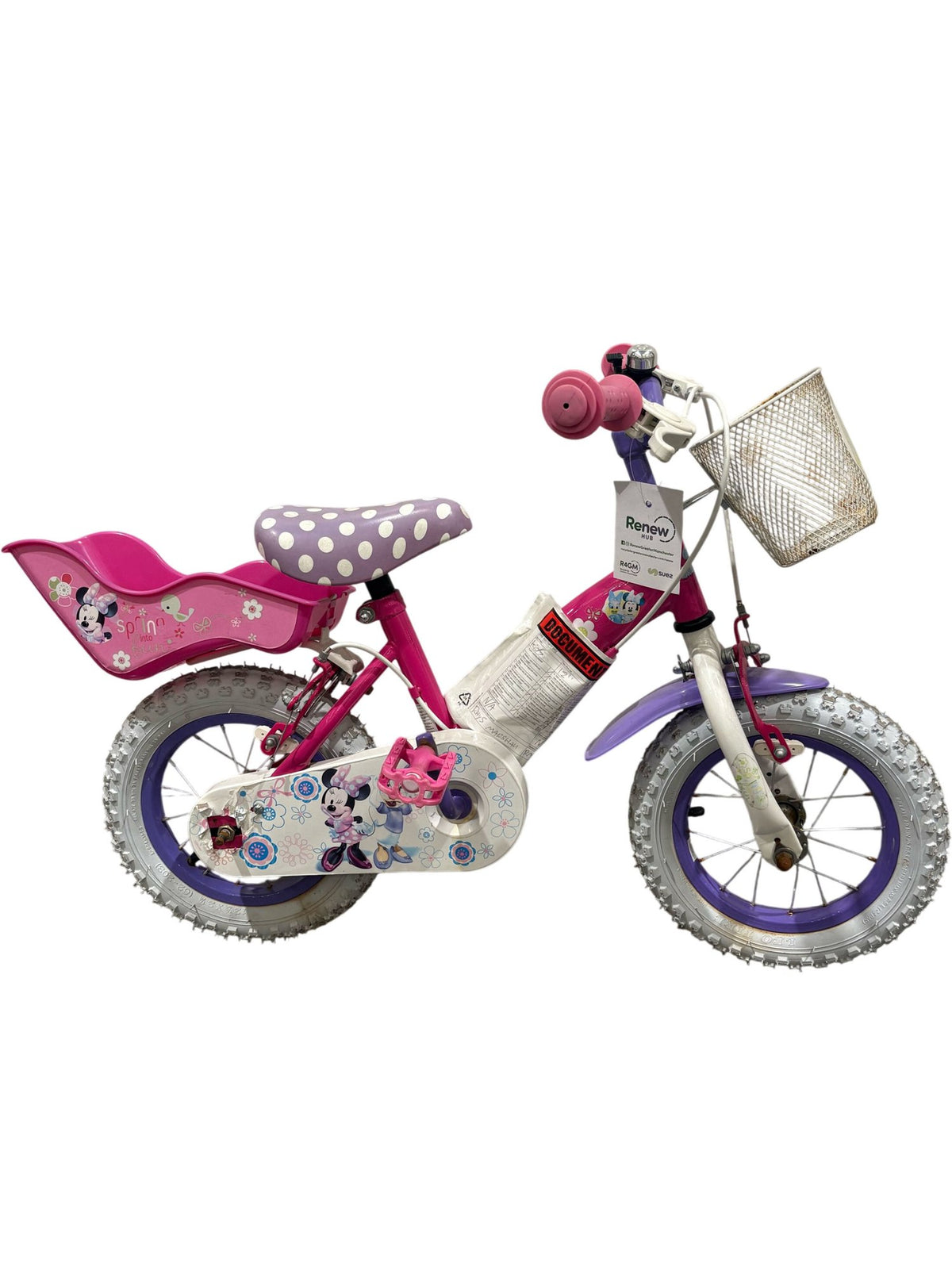 Serviced Disney Minnie Mouse Kids Bike 12" (Pre-Loved)