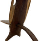 Unique Carved Wooden Chair with Artistic Backrest (Pre-Loved)