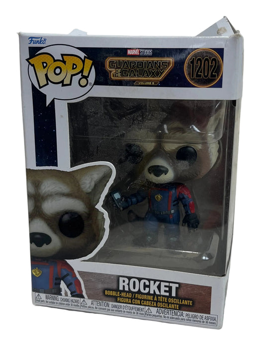 Funko POP! Marvel Guardians Of The Galaxy Rocket 1202 Figure (Pre-Loved)