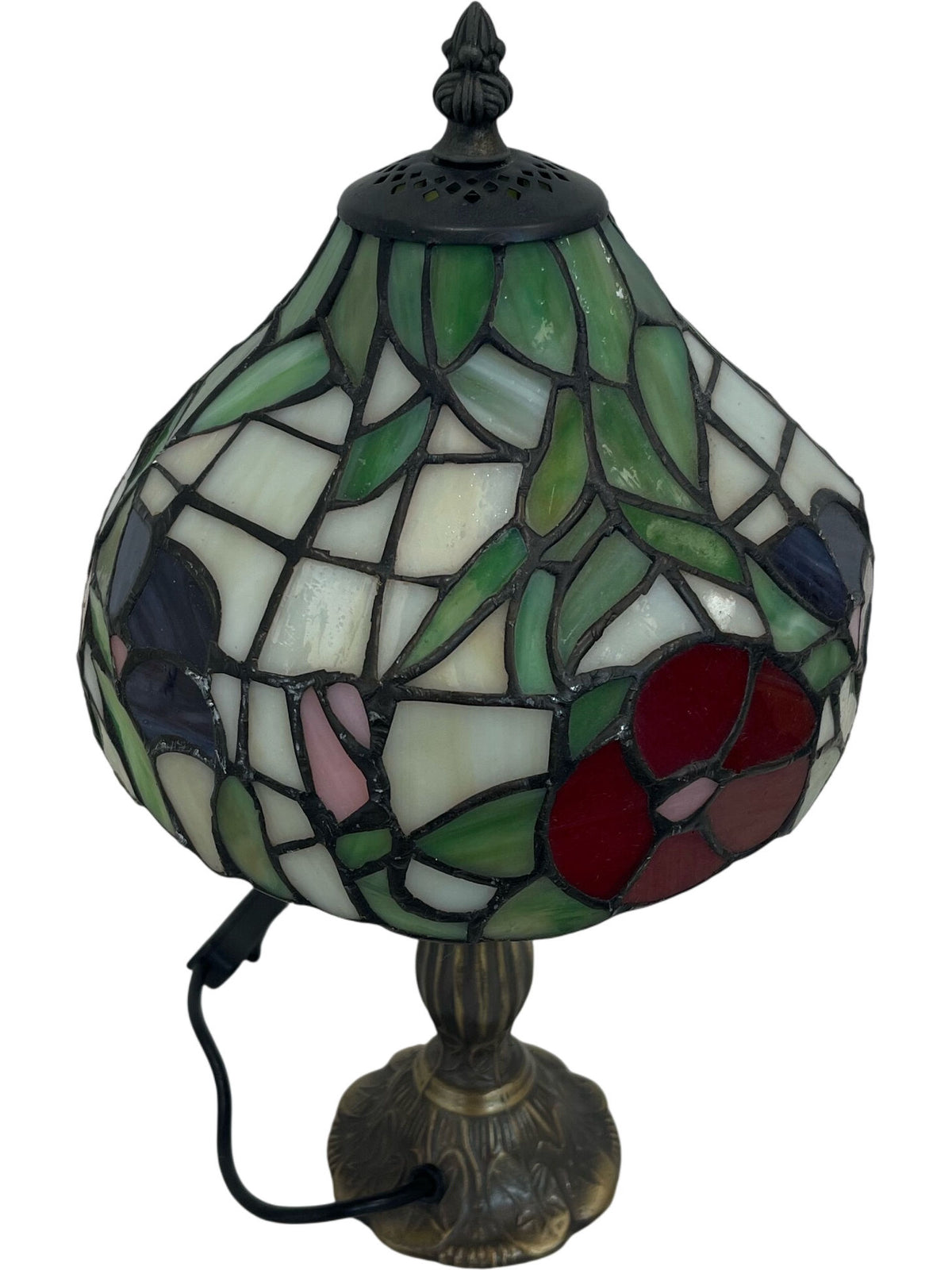 Tiffany Style Stained Glass Table Lamp (Pre-Loved)