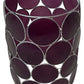 Purple Decorative Lampshade With Circular Design  (Pre-Loved)
