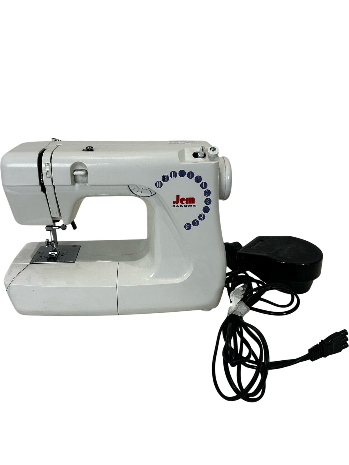 Janome Jem 639 Electric Portable Sewing Machine Foot Pedal & Cover (Pre-Loved)