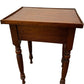 Vintage Wooden Side Table Turned Legs Brown Traditional Style (Pre-Loved)