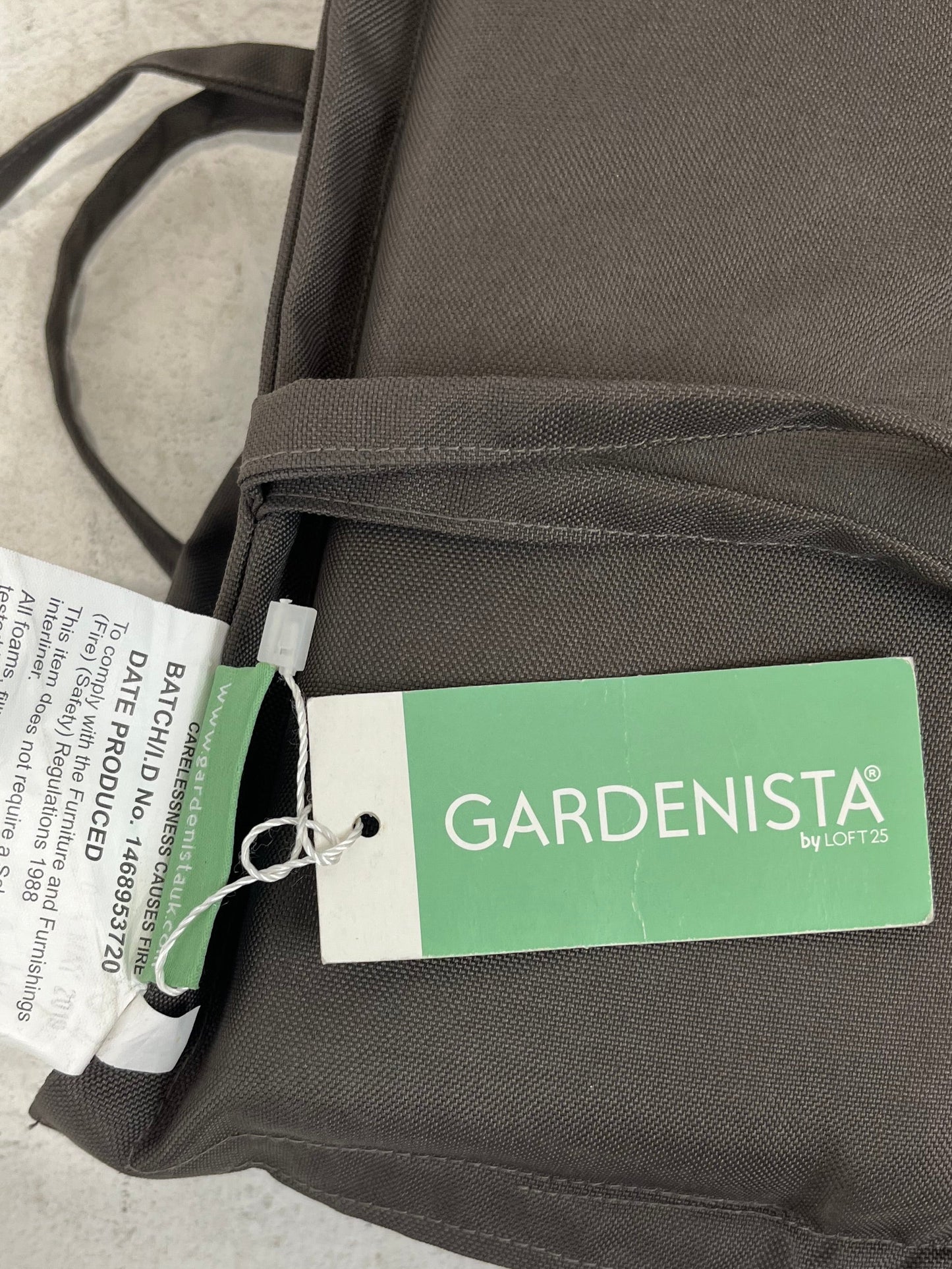 Gardenista Brown Outdoor Cushions (Unused)