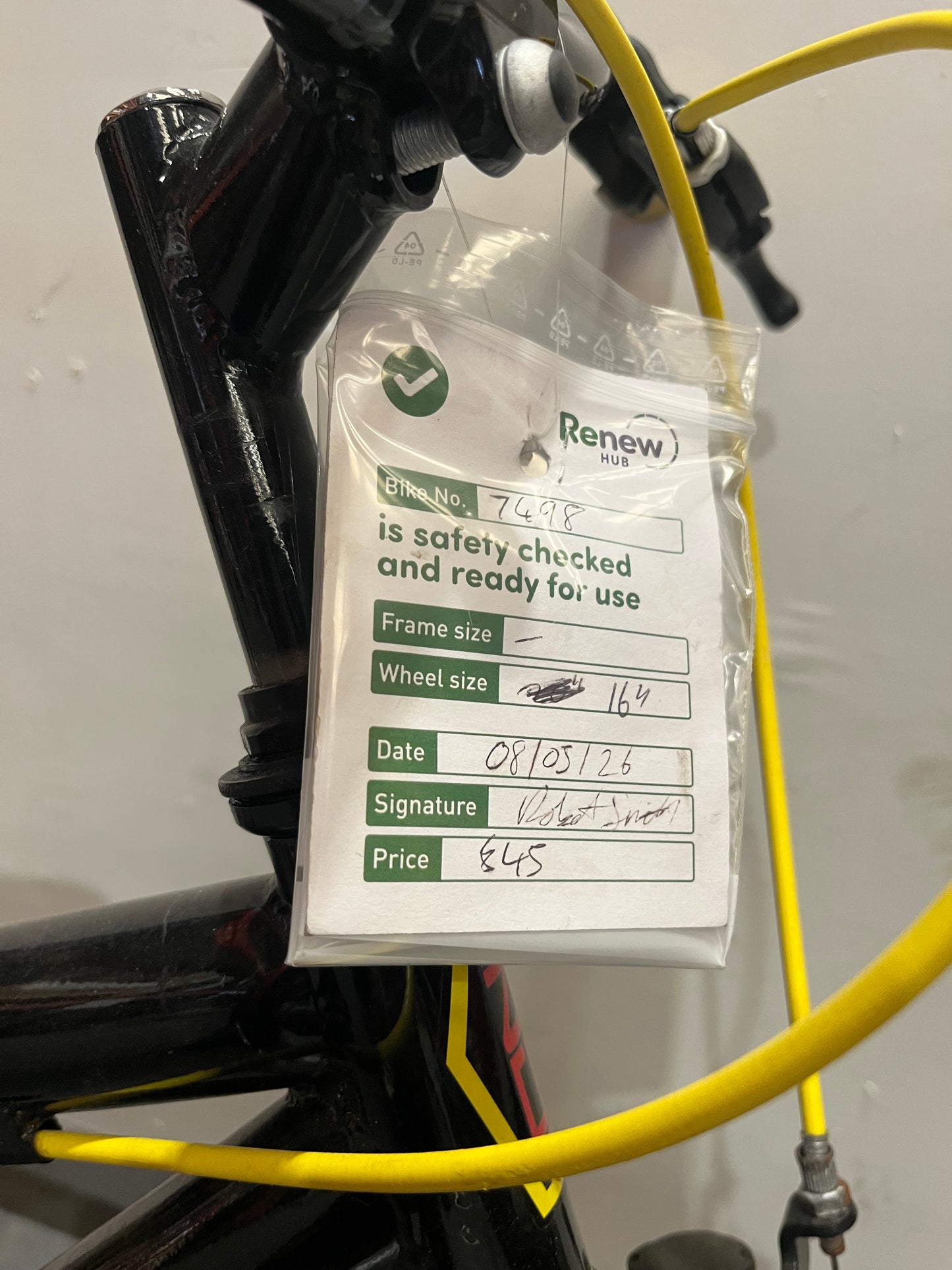 Demolition Black 16” Children’s Bike (Pre-Loved)