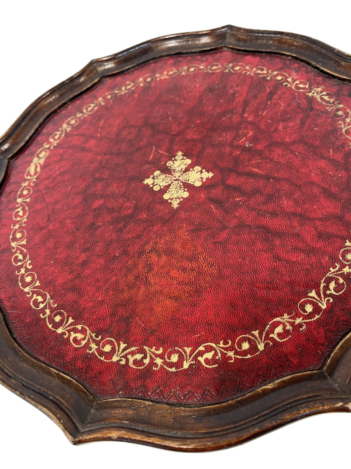 Vintage Antique Red Small Side Table (Pre-Loved)