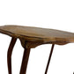 Vintage Unique Wooden Side Table Oval (Pre-Loved)