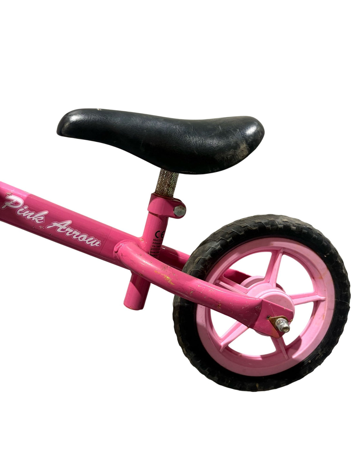 Serviced Chicco Push Bike Pink Arrow 12" (Pre-Loved)