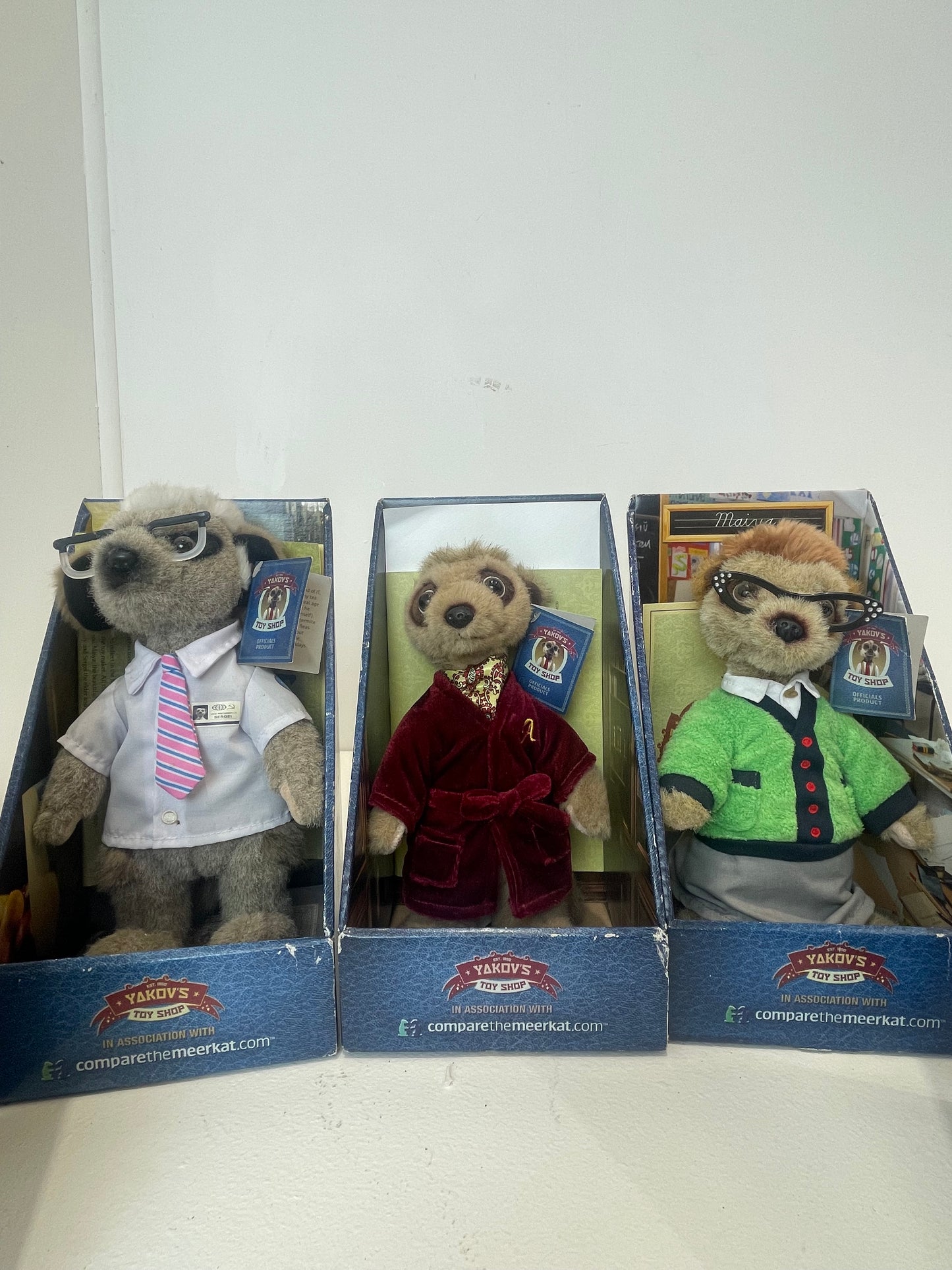 Meerkat Collectible Teddies (Pre-loved)