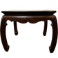 Antique Wooden Coffee Table with Glass Top (Pre-Loved)