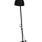 Black Metal Adjustable Floor Lamp Industrial Reading Light Modern (Pre-Loved)