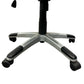 Grey Fabric Executive Office Chair High Back Padded Armrests Swivel (Pre-Loved)