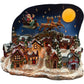 Animated Santa Scene Decoration with Moving Parts (Pre-Loved)