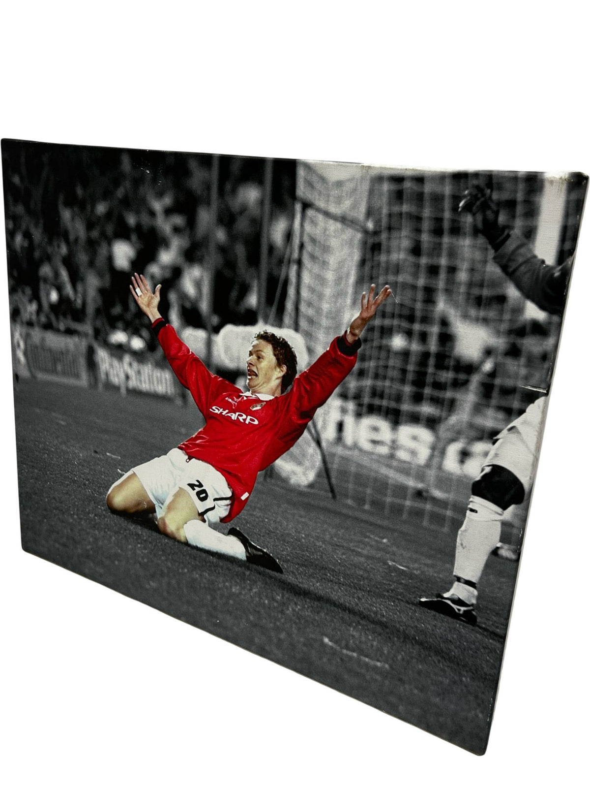 Manchester United Football Celebration Canvas Wall Art (Pre-Loved)