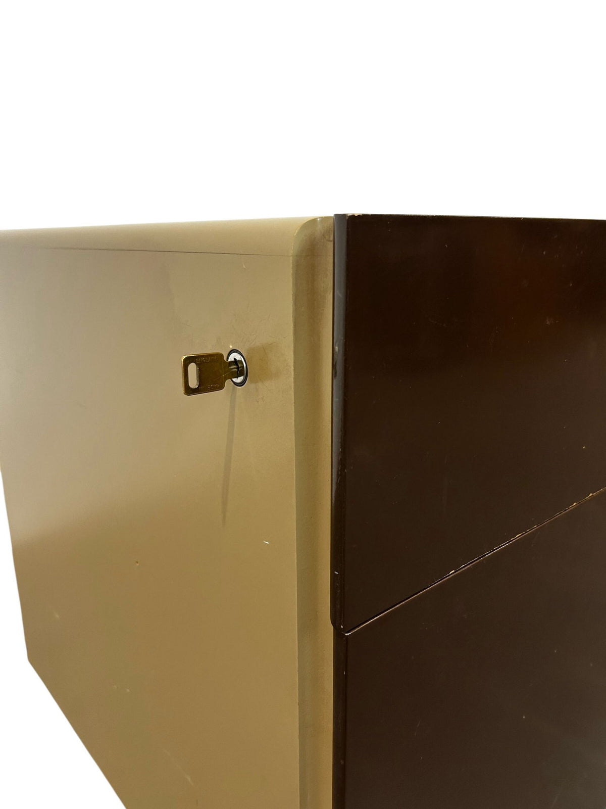 Metal 2 Drawer Mobile Filing Cabinet with Wheels (Pre-Loved)