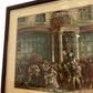Vintage White Horse Cellar Hatchetts Framed Art Piccadilly Scene (Pre-Loved)