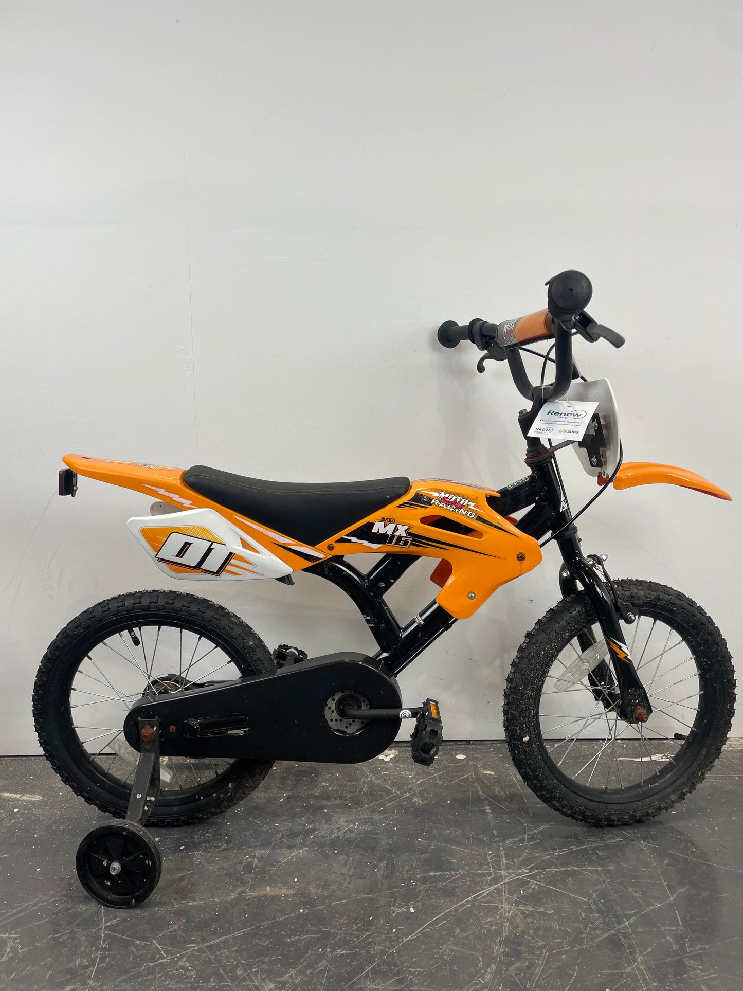 Serviced Orange Motobike MX16 Children’s Bike 16” (Pre-loved)