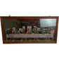 Vintage Framed Tapestry Needlepoint Woven Last Supper Art (Pre-Loved)