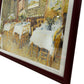 Vincent van Gogh Restaurant Interior Framed Art Print Wall Decor (Pre-Loved)