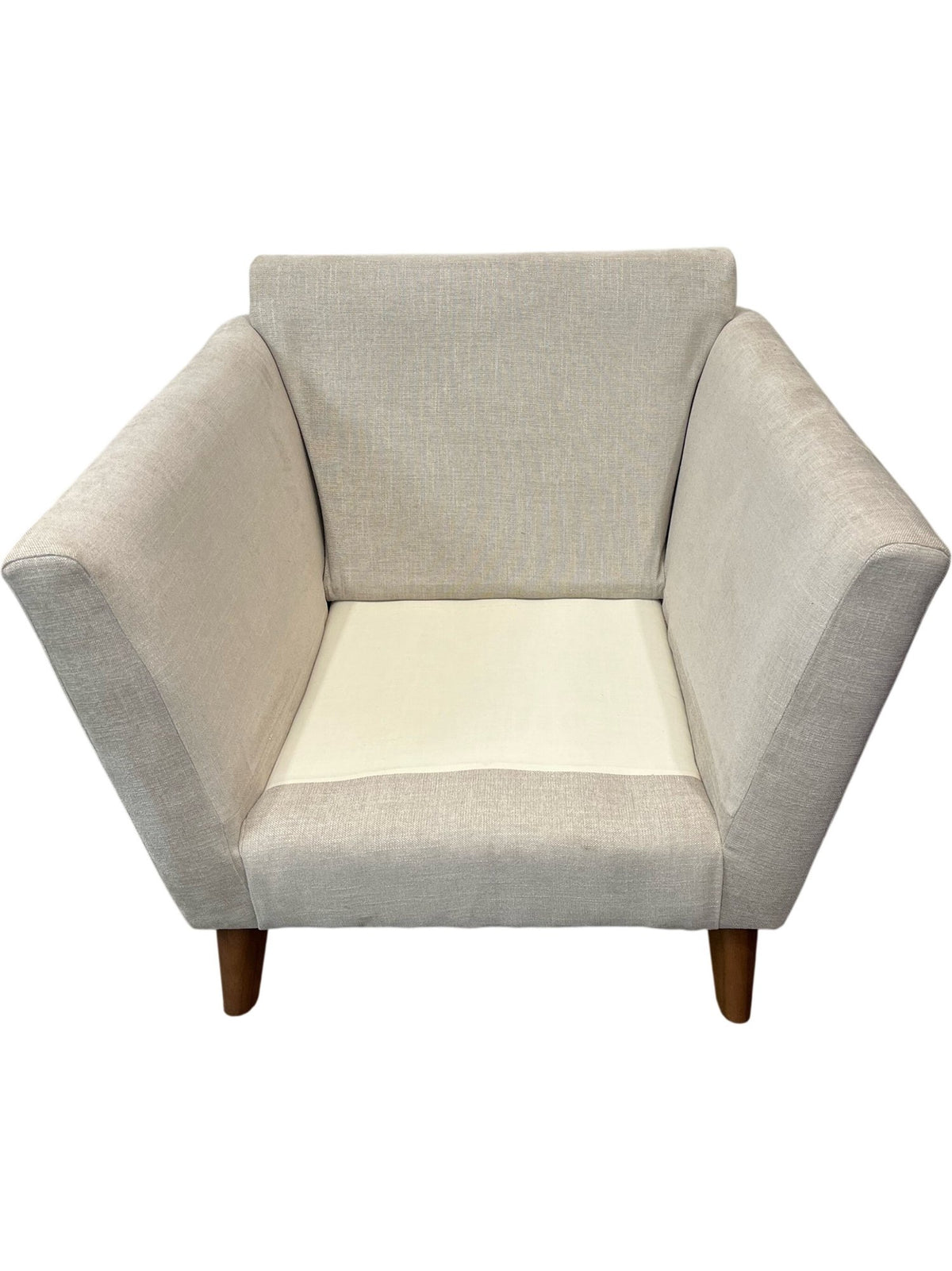 Beige Upholstered Armchair (Pre-Loved)