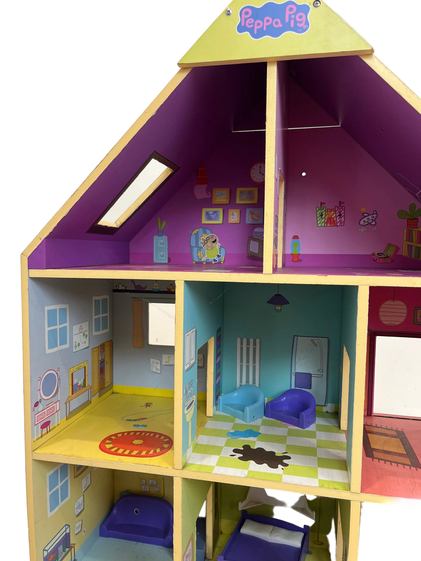 Peppa Pig Wooden Dollhouse Playset (Pre-Loved)