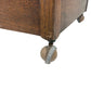 Antique Wooden Storage Chest on Casters with Hinged Lid (Pre-Loved)
