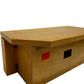 Oak Effect Corner TV Stand Media Unit Open Shelf Storage 95cm (Pre-Loved)