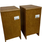 Pair of 3 Drawer Bedside Cabinets Wood Effect Metal Handles Bedroom (Pre-Loved)
