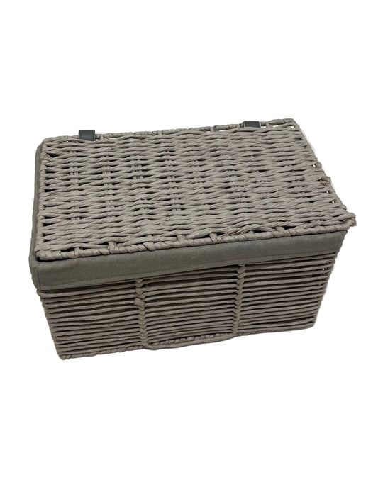 Purity Grey Woven Storage Trunk (Pre-Loved)