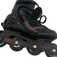 Oxelo Black 76mm Wheel Inline Roller Skates (Pre-Loved)
