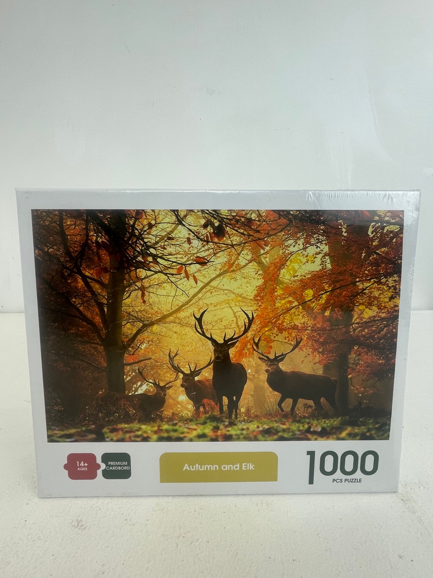 Autumn & Elk 1000 Piece Puzzle (New)