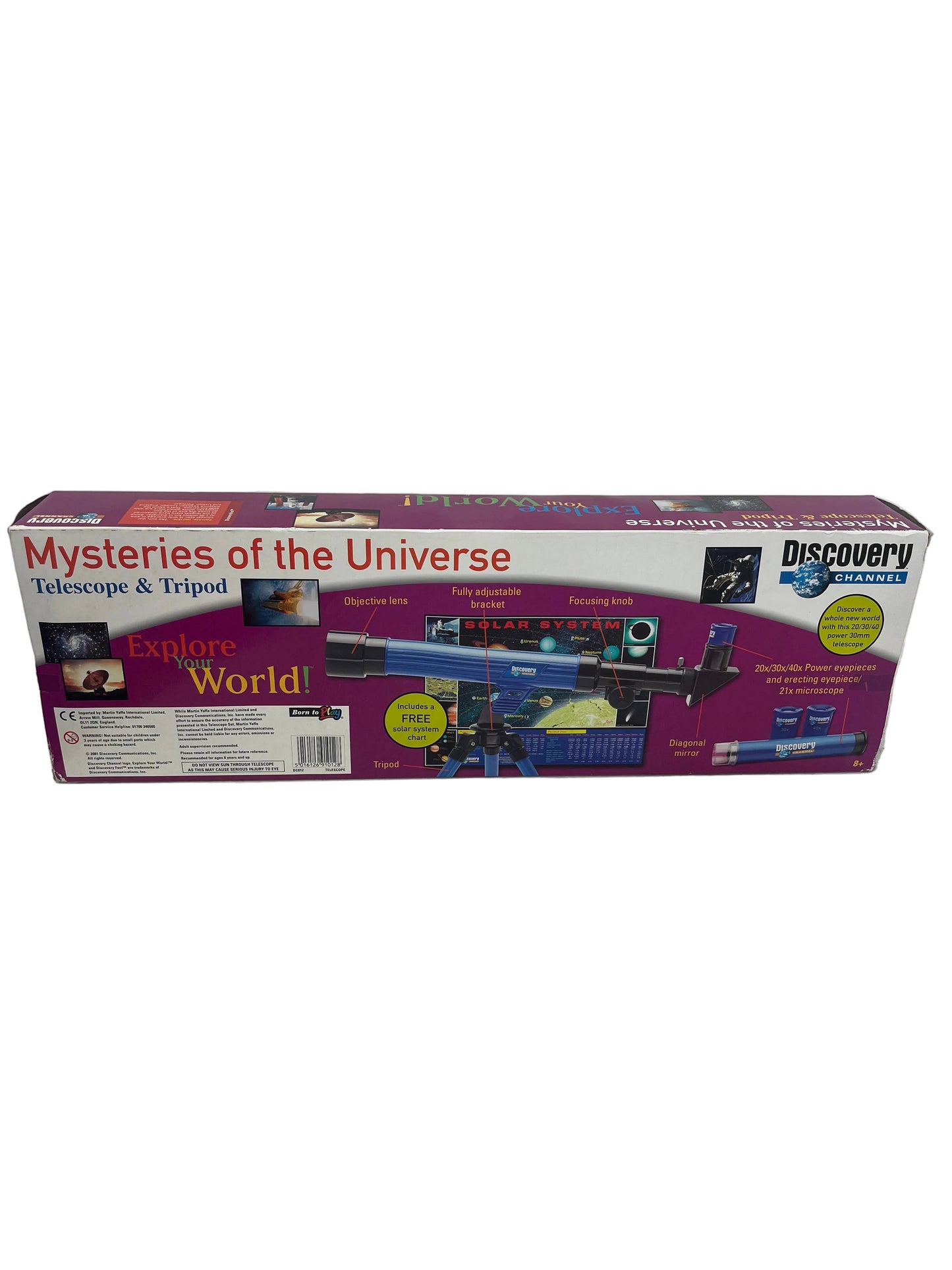 Discovery Channel Mysteries Of The Universe Telescope And Tripod Set (Pre-Loved)