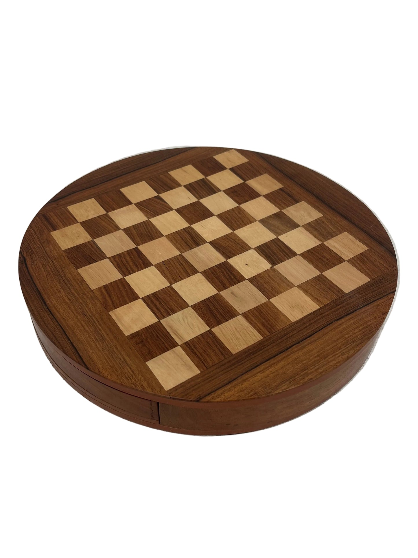 Solid Wood Round Chess Set (Pre-Loved)