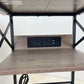 Wooden Metal Frame Vinyl Record Player Stand (Pre-Loved)