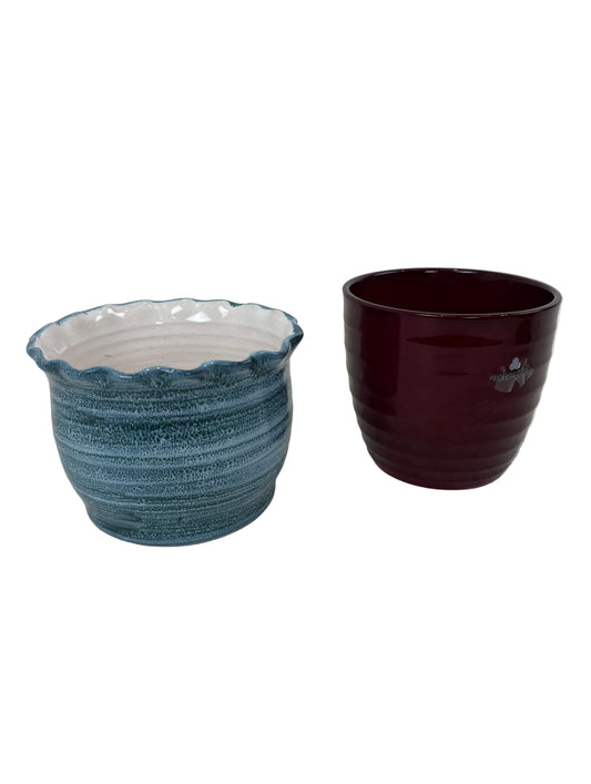 Colourful Medium Plant Pots (Pre-Loved)