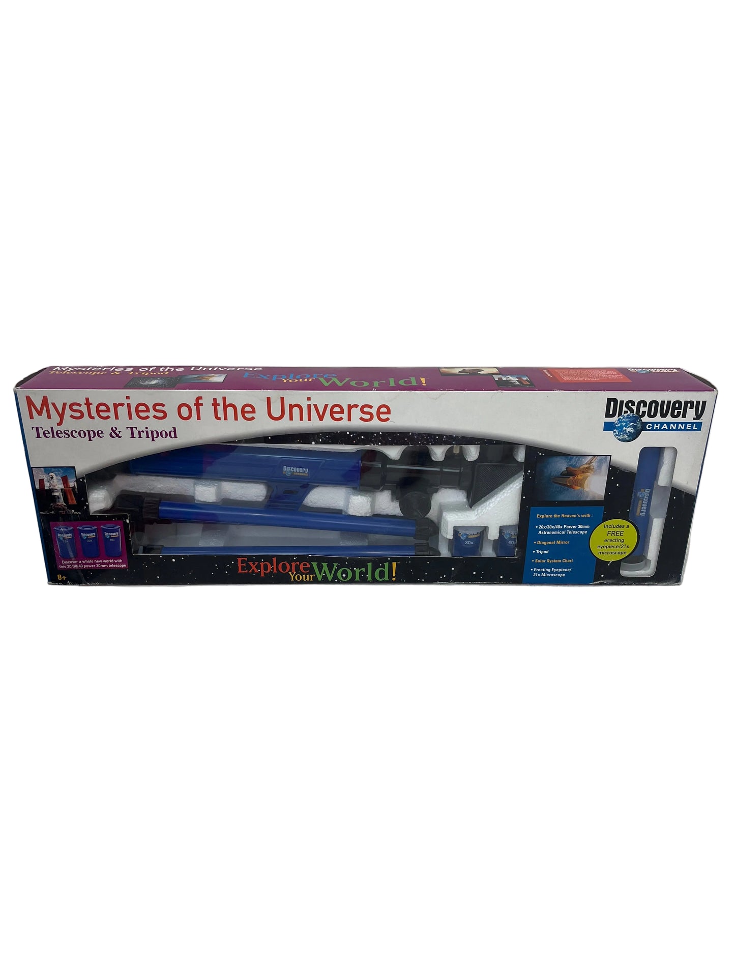 Discovery Channel Mysteries Of The Universe Telescope And Tripod Set (Pre-Loved)