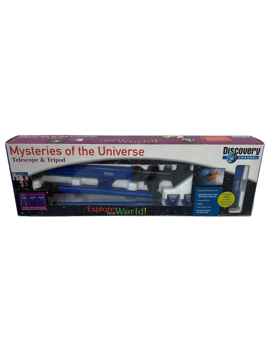 Discovery Channel Mysteries Of The Universe Telescope And Tripod Set (Pre-Loved)
