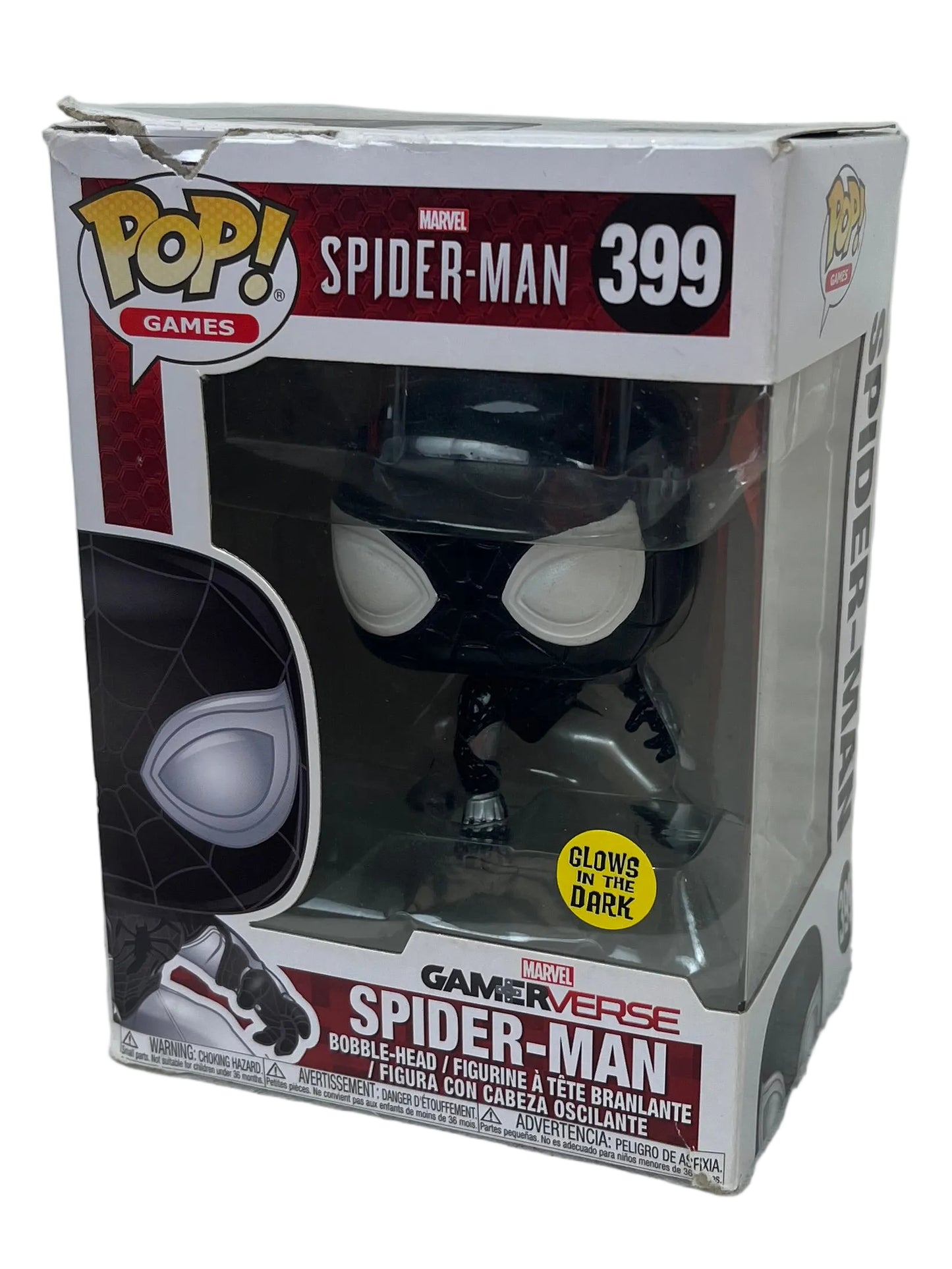 Funko POP! Game Verse Dark Spider-Man 399 Figure (Pre-Loved)