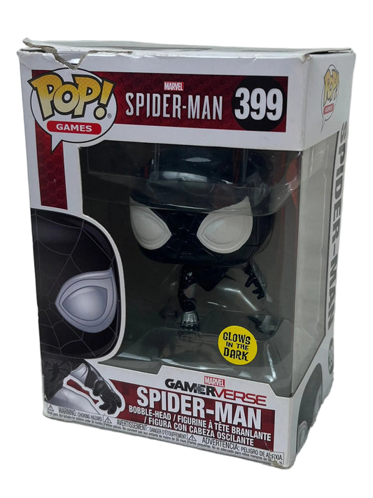 Funko POP! Game Verse Dark Spider-Man 399 Figure (Pre-Loved)