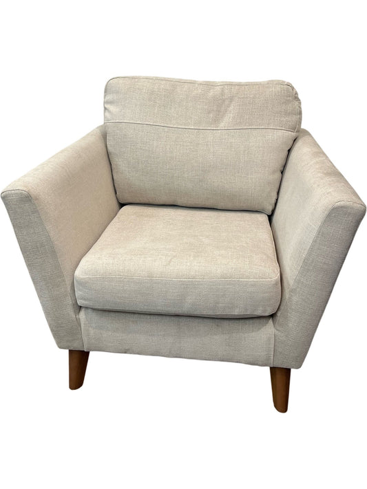 Beige Upholstered Armchair (Pre-Loved)