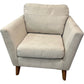 Beige Upholstered Armchair (Pre-Loved)