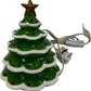 Ceramic Light-Up Christmas Tree with Multicolour Lights & Star 21cm (Pre-Loved)