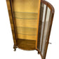 Vintage Bowfront Walnut Display Cabinet (Pre-Loved)