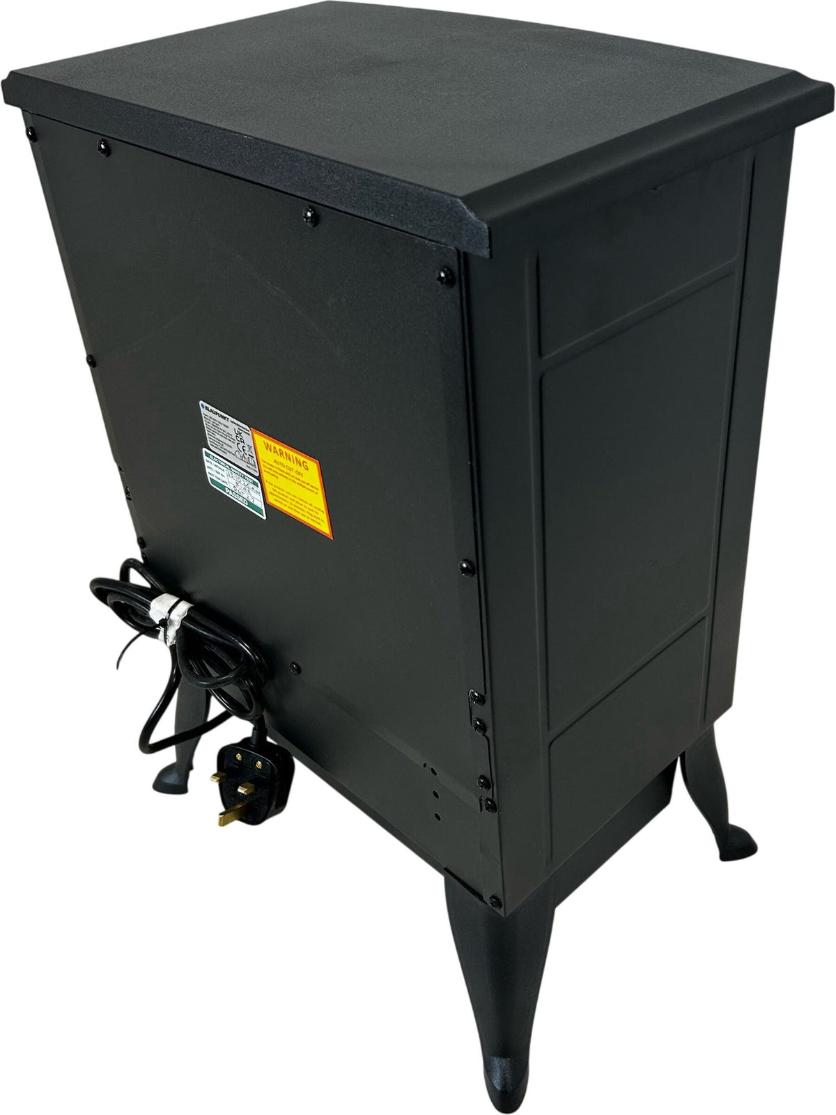 Blaupunkt 359793 1850W Log Effect Electric Stove Heater Black (Pre-Loved)