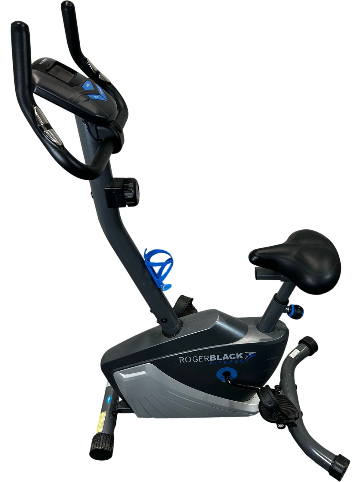 Roger Black Upright Exercise Bike LCD Display Adjustable Seat (Pre-Loved)